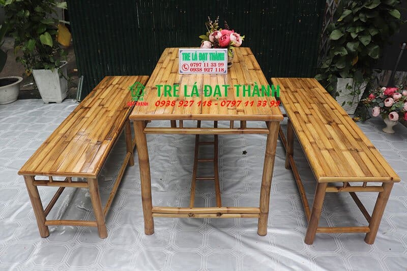 Bàn Ghế Tre Ép - BGTE007